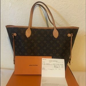 LOUIS VUITTON M04995 Neverfull MM NM MNG Beige